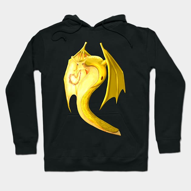 Banana Slug Dragon Hoodie by StormCrow42